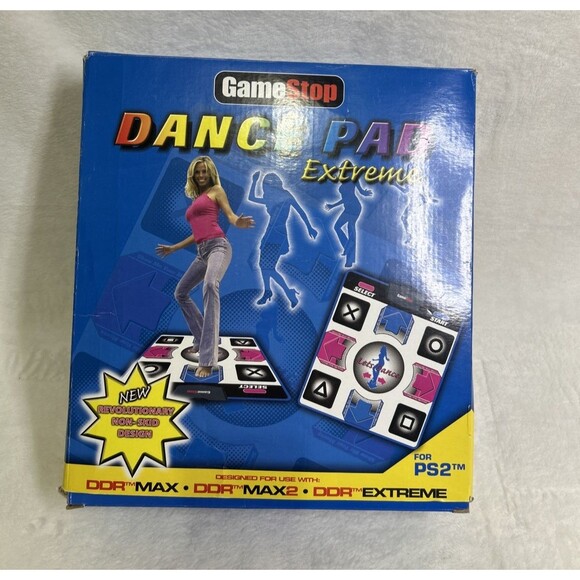 GameStop Dance Pad Extreme for PlayStation 2 Open Box NEW - Picture 1 of 7